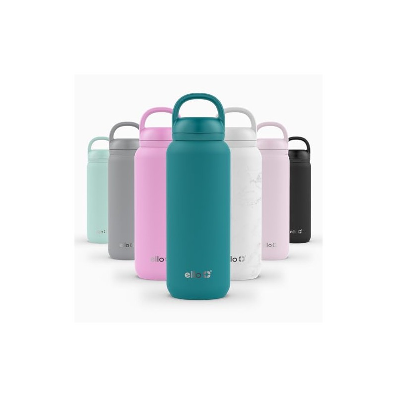 Ello Cooper Twist 32oz Stainless Steel Water Bottle with Chug