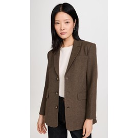 Line & Dot Women's Dockers Blazer, Café, Brown, L