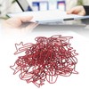 100pcs Cat Shape Paper Clips Increase Slip Resistance Rust Prevention
