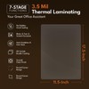 Uinkit 3.5Mil 100Pack Clear Laminating Sheets, 11.5 x 17.5-Inch Laminate