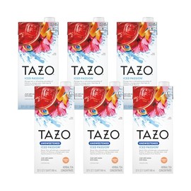 TAZO Tea Concentrate, (Iced Passion Herbal Tea, Unsweetened Iced Passion) (3ea) (Variety Pack)