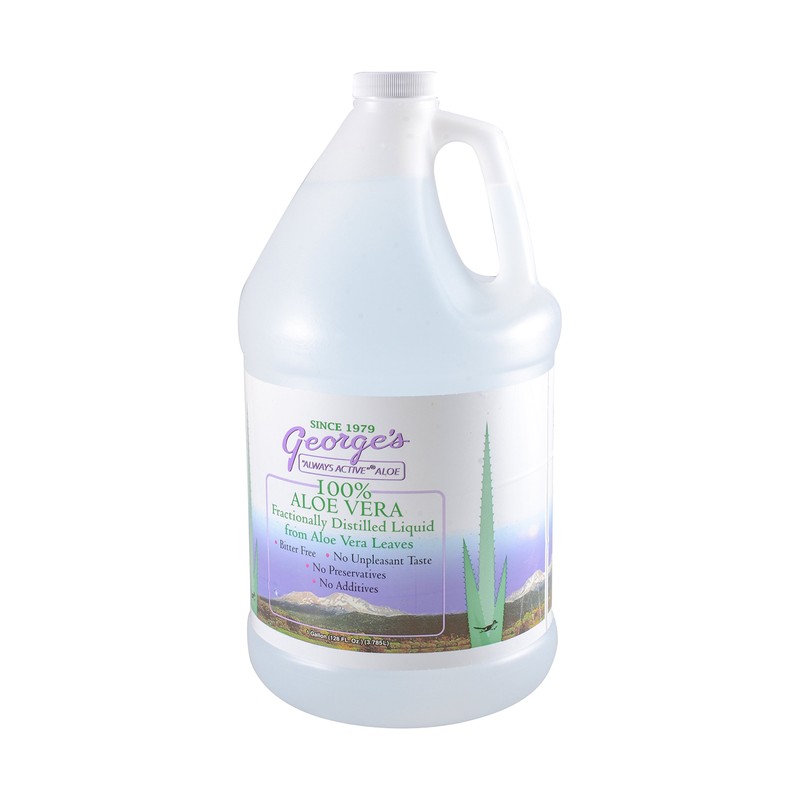 George's Aloe Vera Liquid Supplement, 128 oz