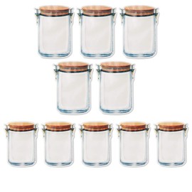 noTrash2003 Set of 10 Leak-proof and Reusable Storage Bags for Food in Two Sizes (Set of 10 Mixed Sizes)