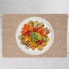 Heavenera Set 4 Manteles Individuales Platos Mesa Tejido Tela 48x33cm