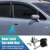 X AUTOHAUX 1 Set Door Lock Cylinder Set Kit with