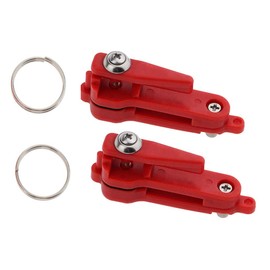 Uncedaran Heavy Tension Planer Board Trolling Fishing Release Clip Lock Line Quick Release Clips with O-Rings - 2pcs