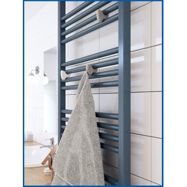 Yo! Towel Rail for Bathroom Radiators Pack of 4 (Grey)