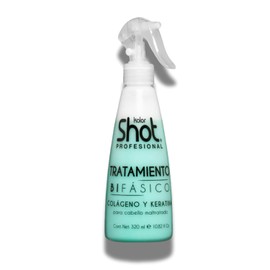 Tratamiento Bifásico Colágeno y Keratina Kolor Shot | Reparación Intensiva para Cabello Maltratado, Seco o Procesado | Hidratación, Brillo y Suavidad