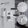 LCEVCGK Shower Head - Shower Faucet Set Square Shower Combo