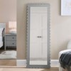 Modway Emmeline Scalloped Full-Length Mirror in Light Gray
