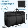 Storage Bag XXL 180L, 2 Suck Robust Oxford Large Bag,