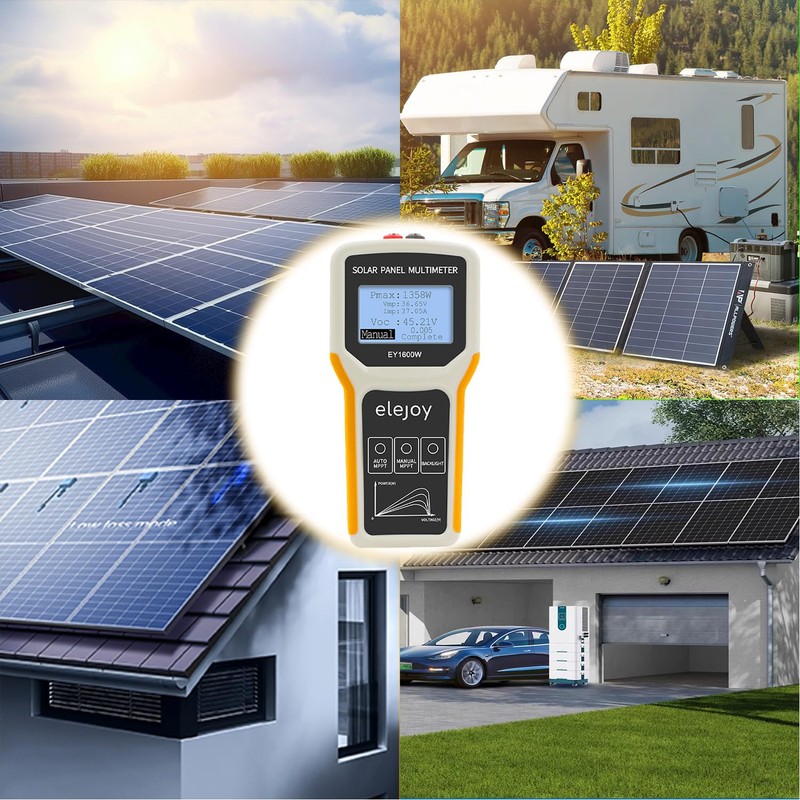 SolaMr 1600W Upgrade Solar Panel Tester MPPT Photovoltaic Multimeter with