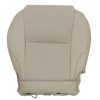 Priprilod Tan Perforated Leather Driver & Passenger Side Bottom Seat