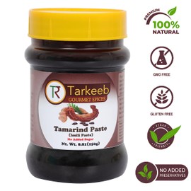Tarkeeb Tamarind Paste (Imli) –Tamarind Concentrate 8.81 oz (250g) | No added sugar | All Natural | Vegan | Gluten Free | No Colors | NON-GMO | Indian Origin |