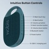 NOBIS Clip N1 Portable Bluetooth Speaker with App, Beat Mode,