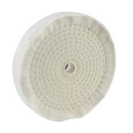 𝐉𝐔𝐍𝐋𝐈𝐗𝐍 6" 70 Ply Cotton Buffing Wheels - 5/8'' Arbor Hole Cotton Buffing Polishing Wheel for Bench Grinder, Die Grinder (White)