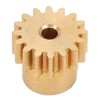 RC Motor Gear 16T M0.6 Copper RC Pinion Motor Gear