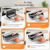 VUSIGN Vacuum Sealer Machine with Strong -85KPA Suction, Low Noise,