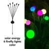 2 Pack Solar Powered LED Pendant Lights Firefly Lights Outdoor