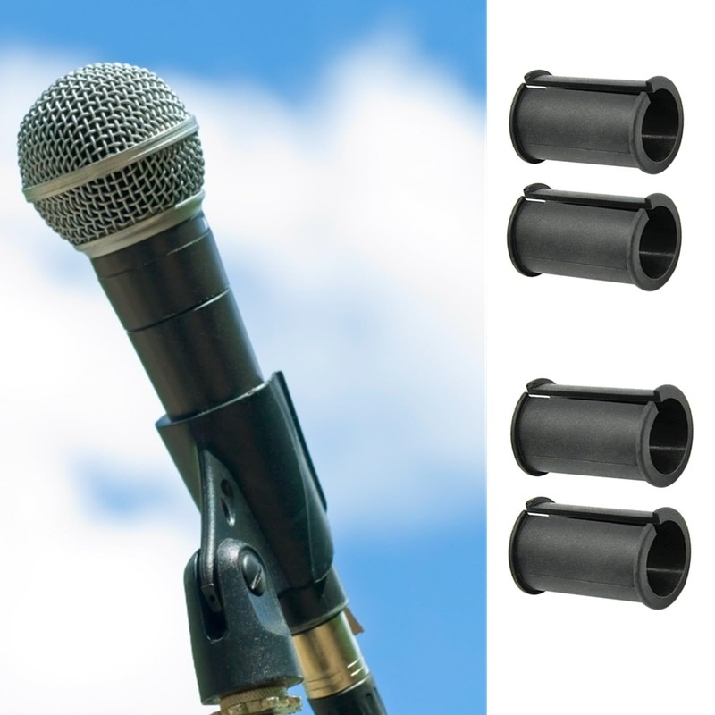 2 Pieces Microphone Shock Mount Spacer Rubber Tube Washer NV1