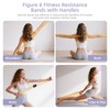 Figure 8 Resistance Bands with Handles for Women Men, Exercise