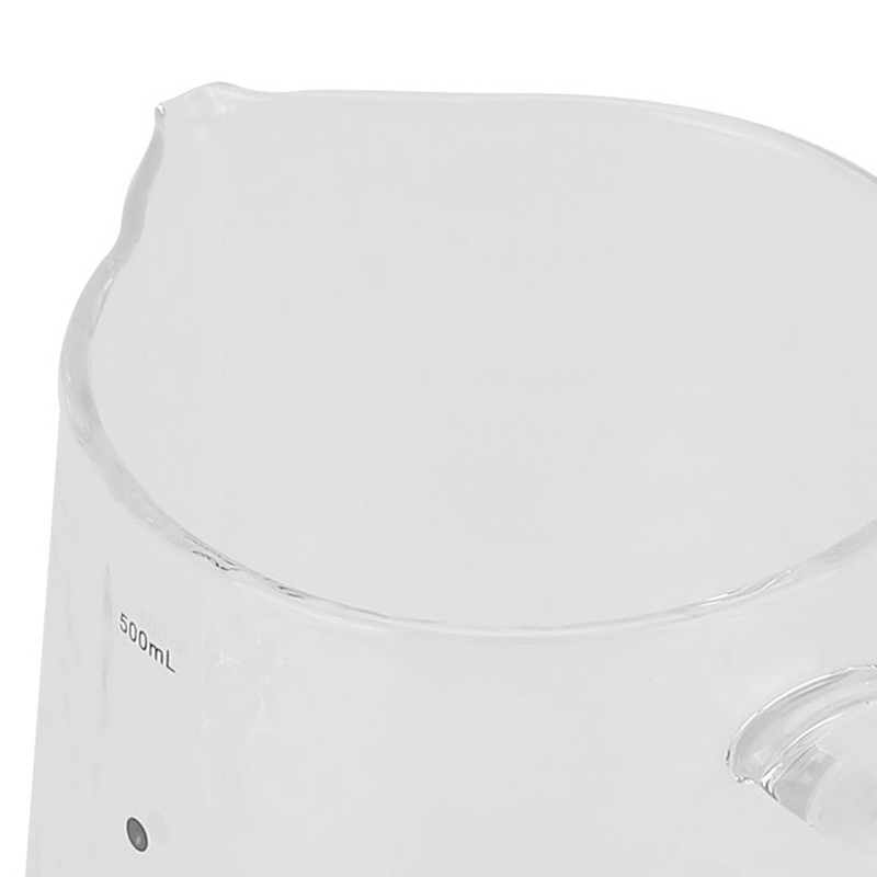 500ml Coffee Milk Cup Thicken Glass Measuring Frothing Cup for