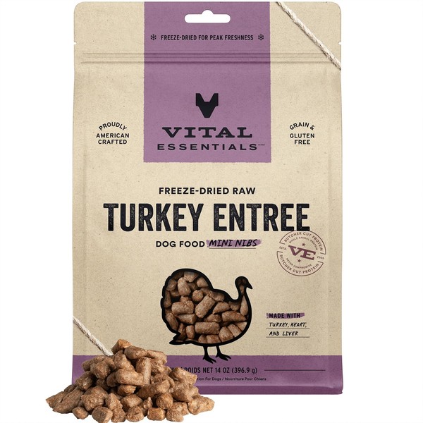 Vital Essentials Freeze Dried Raw Rabbit Dog Food High Protein