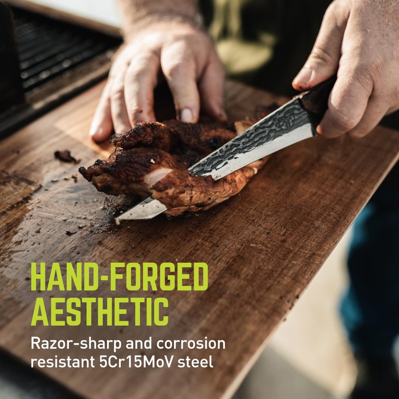 TRUE PrimalForge Tanto Slicer Knife | Cutlery Knife, All-Purpose, Precision