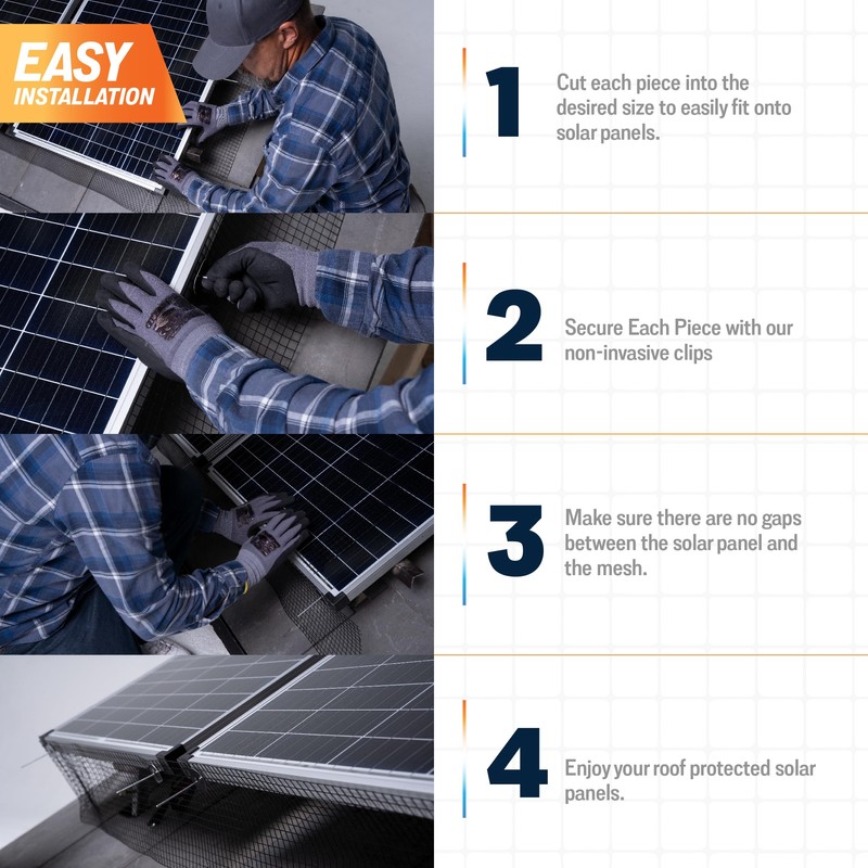 Rotak Critter Guard PRO - 4in x 100ft Solar Panel