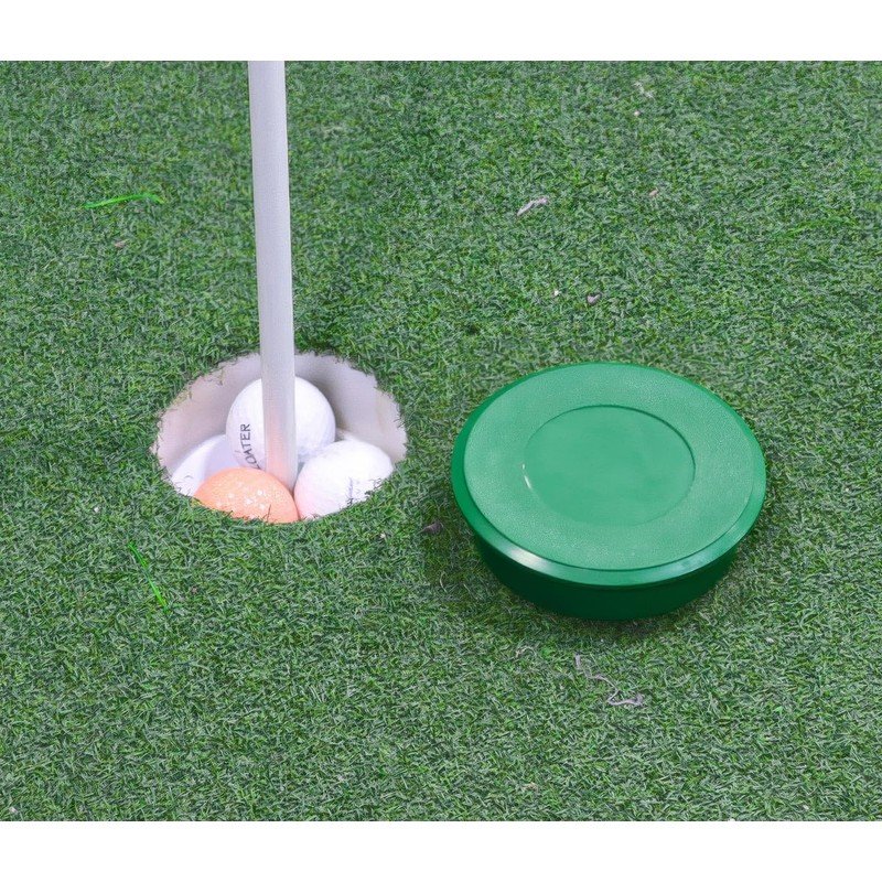 LGEGE 4 Pcs Golf Cup Cover, Green Hole Lids for