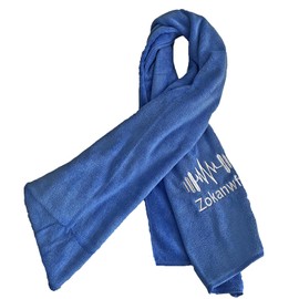 Microfiber Multipurpose Gym Towel Sports Fitness Workout Sweat Towel Super Absorbent Sport Towel with Pocket for Yoga Swimming Camping 16 inchx37 inch Grey