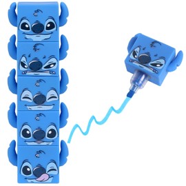sarcia.eu Stitch Set of 4 Highlighters, Blue Mini Markers Connected 4-in-1