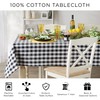 DII DII Checkered Tabletop Collection 100% Cotton, Machine Washable, Tablecloth,
