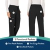 Cherokee Scrubs for Women Workwear Revolution, Drawstring Scrub Pants, Soft