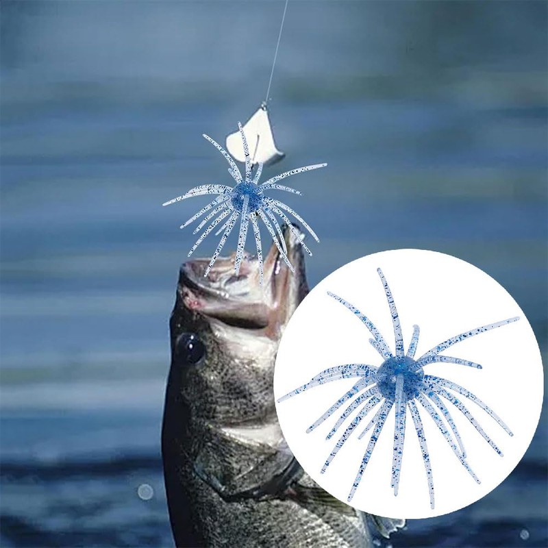 10pcs Soft Fishing Lures Fishing Lures Soft Sea Urchin Swimbaits