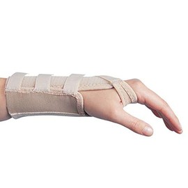 Rolyan Elastic Hahn-Up Handgelenkstütze, Supportive Handgelenkstütze für Verletzungen, Zerrungen, und Schmerz, bietet eine komfortable Unterstützung, Metall Tempergußfittings Bleiben, Medium, Right