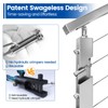 [Patent] Muzata 10 Pack 1/8" Swageless Invisible Cable Railing Kit