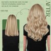 RUNATURE Blonde Clip in Hair Extensions Real Human Hair Clip