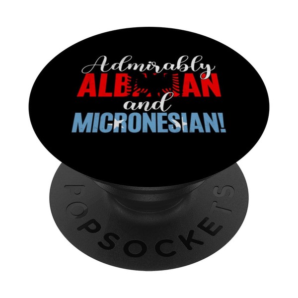 Bewundernswert albanische und mikronesische gemischte Nationalitäten PopSockets Klebender PopGrip