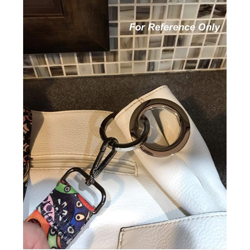 Round Carabiner Key Ring Set of 4 Lightweight Storage Easy