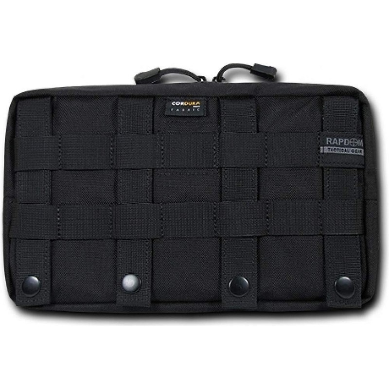 Rapdom Tactical 10.6 Utility Pouch (Horizontal), Black, 6x10x3