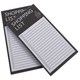 Operitacx 2 Portable Fridge Small Refridgerator Magnetic Sticky Notes Grocery List Magnet Pad Shopping List Notepad Magnet Grocery List Fridge Magnet Shopping Planning Handbooks List Planner