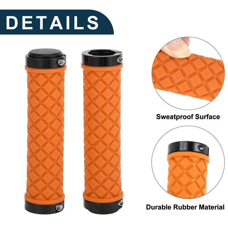 TUCKBOLD Bike Handlebar Grips Covers 128mm Long Lightweight | Bicycle