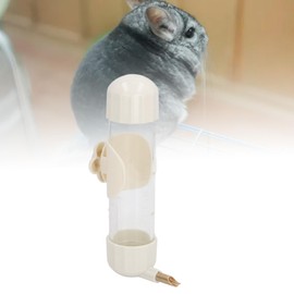 Bird Water Feeder,Bird Cage Water Dispenser,Bird Cage Water Feeder Leakage Proof Automatic Parrot Water Dispenser for Small Medium Large Parrots Chinchillas (White)