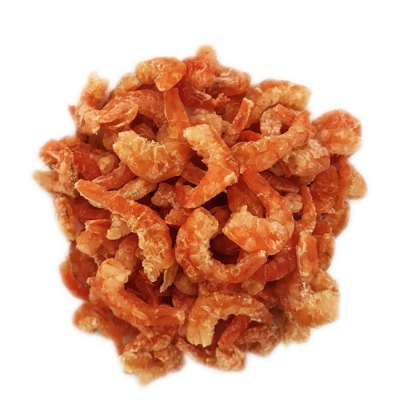 Dried Shrimps with Salt for Asian Cuisine Fresh Seafood Flavor