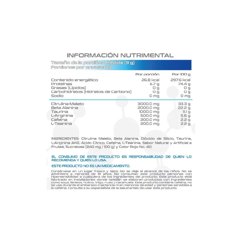 Pre-workout Intranox 30 Porciones