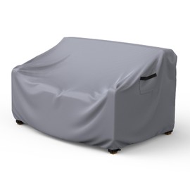 Mrrihand Heavy Duty Patio Sofa Cover, 3-Seater Outdoor Sofa Loveseat Cover, Outdoor Patio Furniture Cover with Air Vent and Handles, 78" L×33" D×32" H, Grey