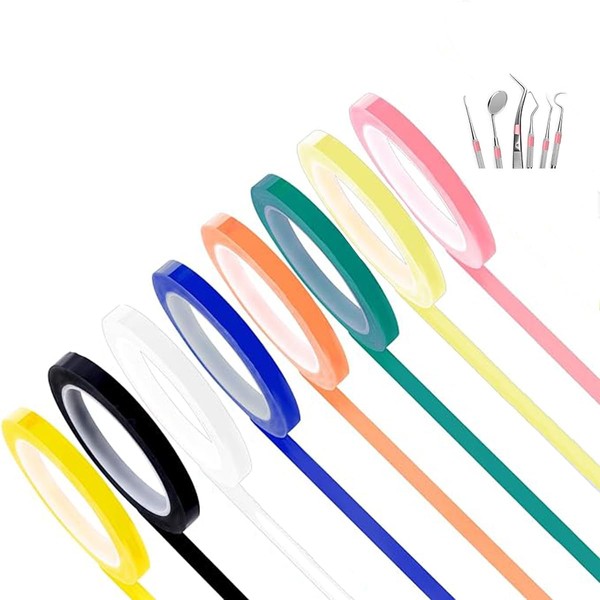 Aisetmoon 8 Rolls Autoclave Tape-Sterilization Tape, Surgical Dental Tape Instrument