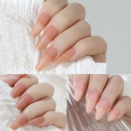Nail art soft mat nude tip 240p packaging 3 types 3 colors each (WD9FB3D) / 네일아트 말랑말캉 매트 Nude팁 240p포장 3종 각3칼라 (WD9FB3D)
