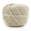 CleverDelights White Jute Twine - 100 Yards - 2mm Diameter - Eco-Friendly Natural Jute Twine String Rope